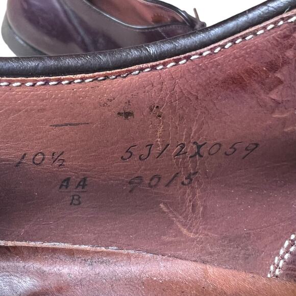 ALDEN Mens 10.5 B Shell Cordovan Hampton Last Oxford Dress Shoe Cap Toe - Picture 3 of 8